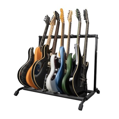 Gator RokIt Zusammenklappbares 7FachRack für Akustik, E und Bassgitarren RIGT...