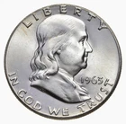 1963-P BU FRANKLIN HALF DOLLAR ~ 90% SILVER ~ SILVER NOW AT RECORD HIGHS