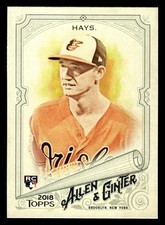 2018 Topps Allen & Ginter #16 Austin Hays Rookie Card Baltimore Orioles. rookie card picture