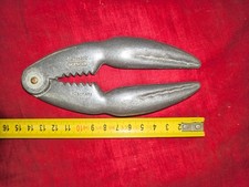 vintage 1970 pince à crabe homard en aluminium Made in W Germany, cuisine