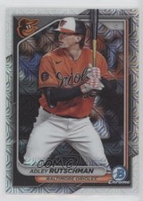 2024 Bowman Mega Box Chrome Mojo Refractor Adley Rutschman #77 a2v
