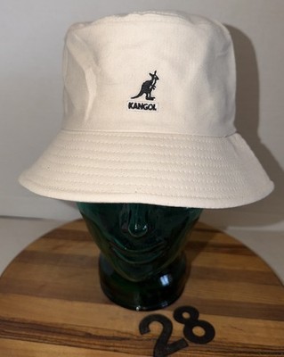 NWT KANGOL BEIGE BUCKET 0397BC HAT! Size Medium, Born British...Excellent.   #28