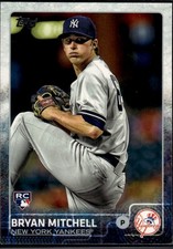 Bryan Mitchell 2015 Topps New York Yankees Rookie #224