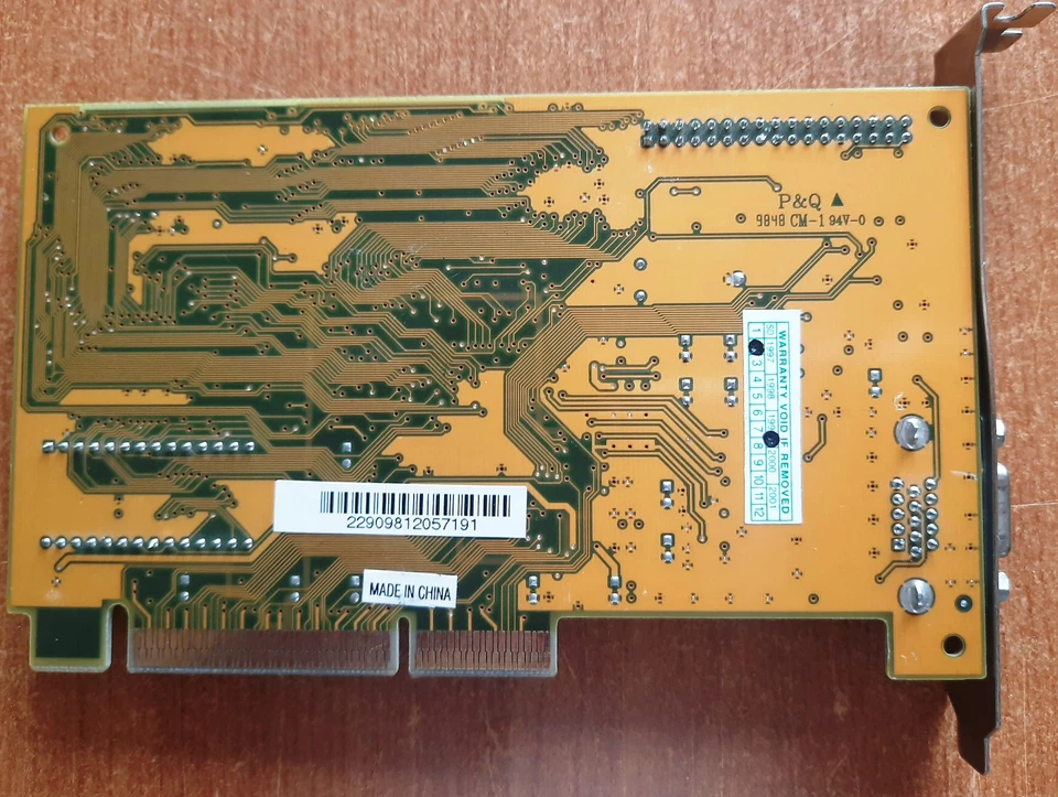 SCHEDA VIDEO AGP 2X S3 TRIO 3D 4MB VGA GRAPHIC CARD RETRO - Immagine 2 di 4