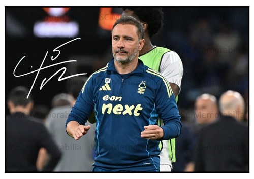 12375. Vitor Pereira Signed Pictures (A4 Prints) Nottingham Forest Wolves etc.