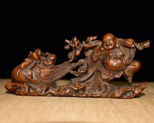 Collected Small Leaf Boxwood with Buddha Ornaments