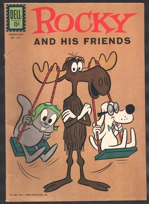 Rocky And His Friends-Four Color Comics #1311 1962-TV Cartoon series-Jay Ward