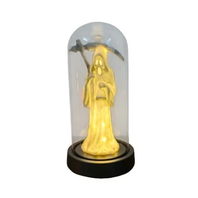 Halloween Cloche Lamp With Figure for Counters and Shelf Lines - Image 1 of 4