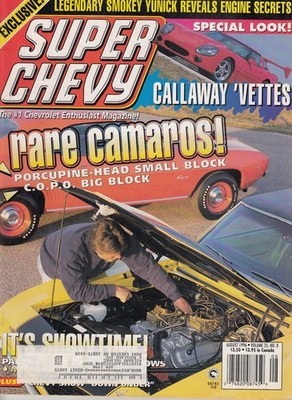 Super Chevy August 1996 - Rare Camaro's / Callaway Vetttes / Smokey Yunic Reveal