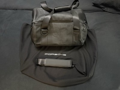Porsche Weekender Reisetasche Leder Klein Schwarz 99104400062
