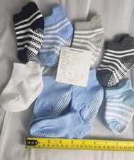 Toddler Socks 9 Pairs NWT Safety No Slip Bump Bottoms