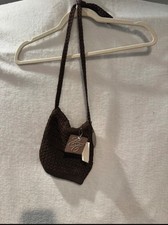 Elizabeth Carole Knit Flap Shoulder Bag