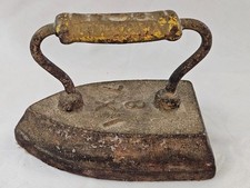 Vintage Cast Iron Sad Iron IXL 8 Flat Iron Door Stop Home Decor Heavy 7-1/4LBS