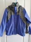 LADIES THE NORTHFACE GORTEX ZIP WINTER JACKET CA30516 SIZE MEDIUM VIOLET / GRAY — photo 1