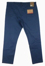 Weatherproof Vintage Men's Slim Dark Denim Premium Twill Pant Size 38 x 32