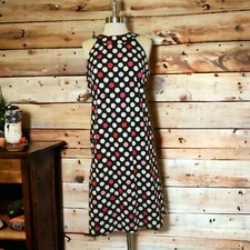 Handmade Vintage Inspired Retro A-line Polka Dot Dress Size 11
