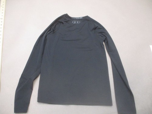 Under Armour HEAT GEAR Size L Kids Unisex Long Sleeve Training Athletic Top 080 - Picture 6 of 7