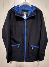 Champion Boys' Rain Jacket Water Resistant Navy size L 12/14   5