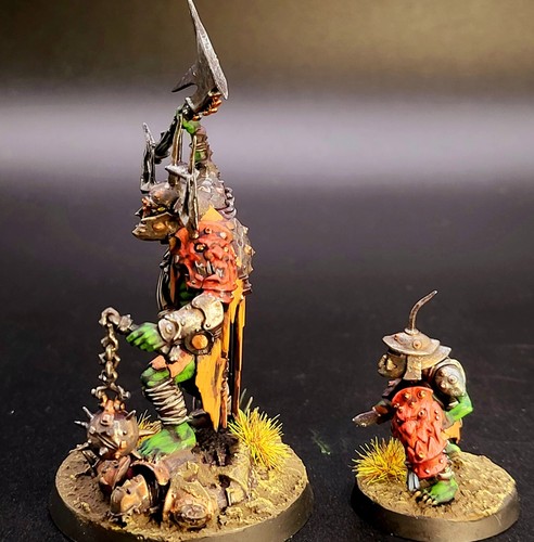 Painted Killaboss with Stab-grot Orruk Warclans Warhammer Age of Sigmar - Picture 4 of 6