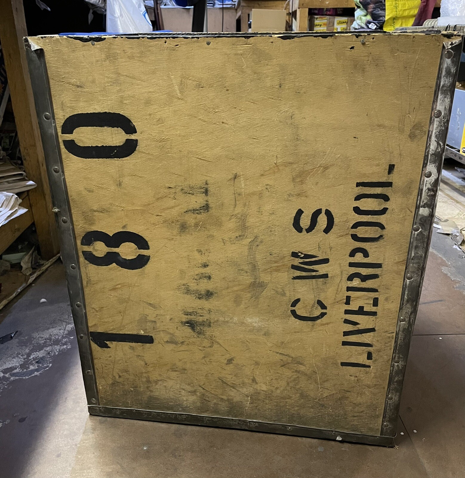 Old Vintage Wooden Tea Chest eBay