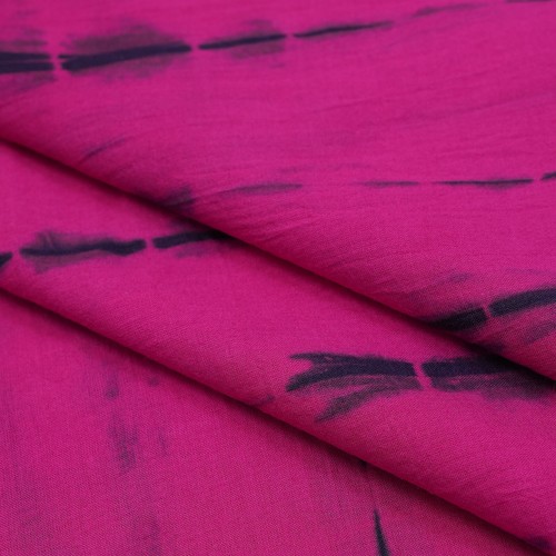 2.5 Yard Shibori Tie Dye Hand Dyed Auber Print Sewing Craft Fabric Loose Dress F - Picture 2 of 7