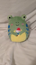 Squishmallow Limell the Frog with Popsicle 8" UltraSoft Stuffed Animal Plush NWT