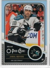 Jamal Mayers 11-12 O-Pee-Chee OPC Base Common #344 San Jose Sharks