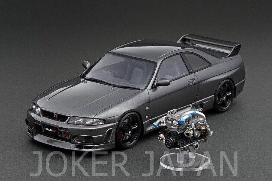 Ignition Model IG2683 1/18 NISMO BCNR33 CRS With Engine JDM Ignition Model IG2683 1/18 NISMO BCNR33 CRS With Engine JDM