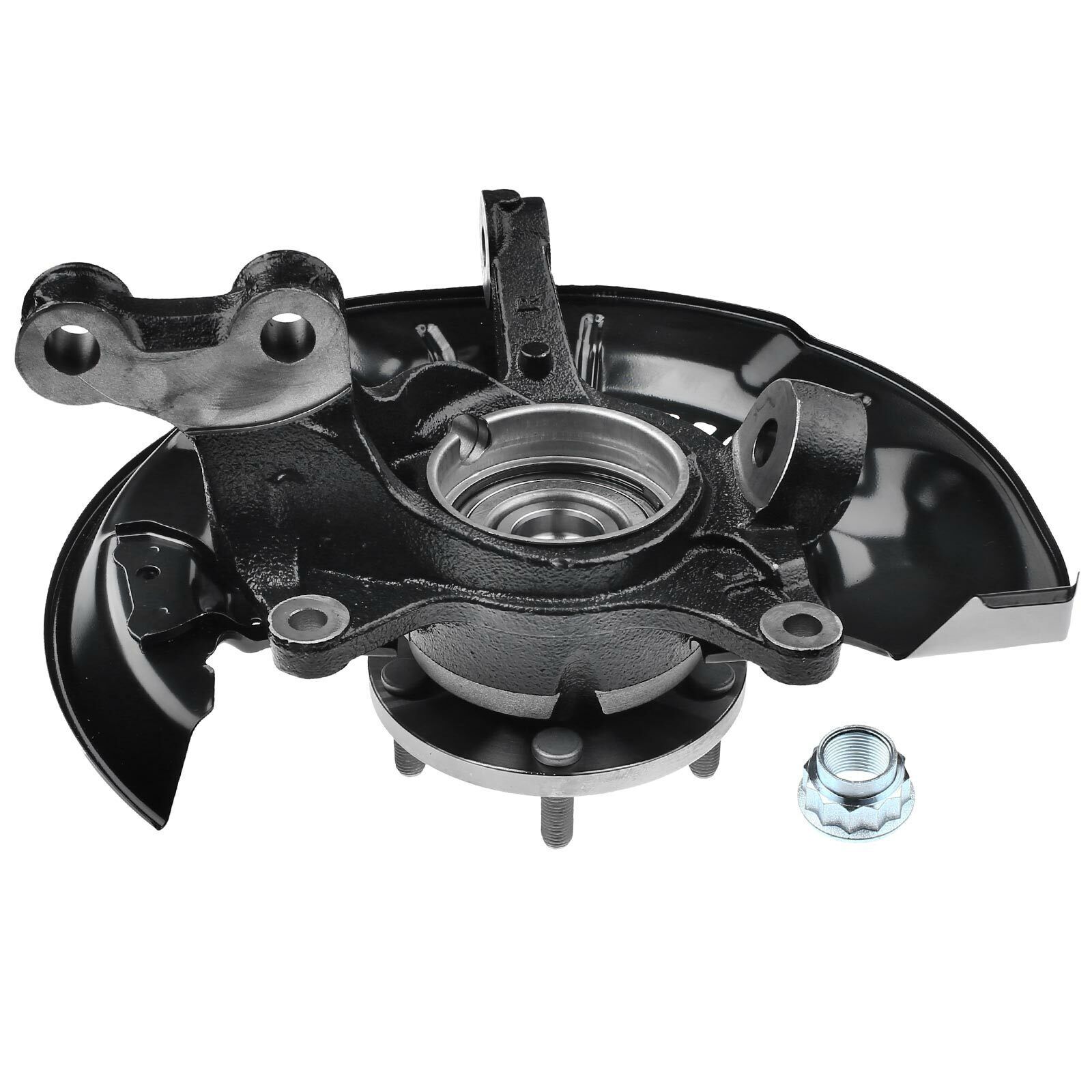 Pair Front Steering Knuckle & Wheel Bearing Hub Assy for Toyota