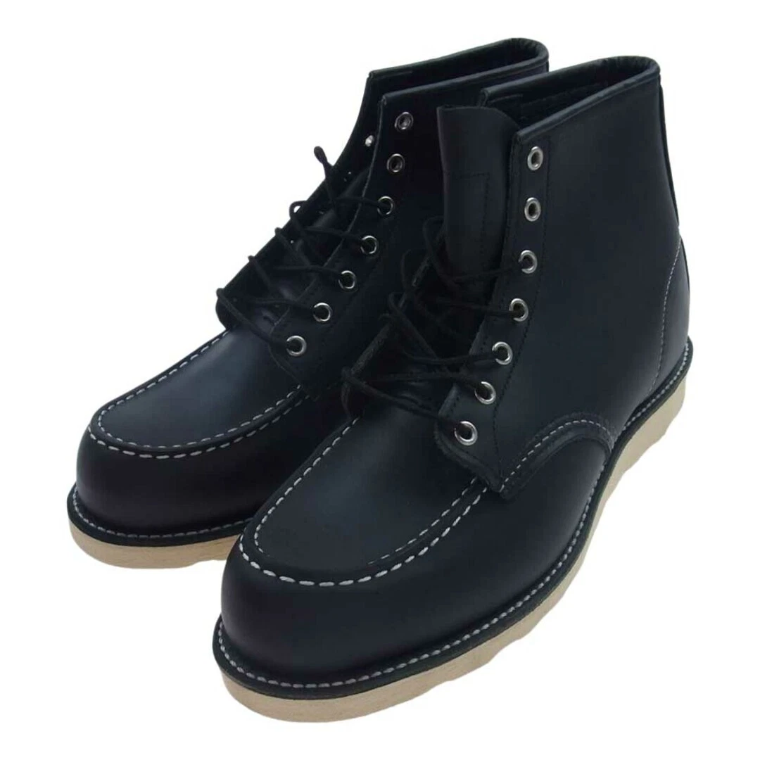 Red Wing Boots 8179 Classic Moc Mock Black Work Us10.5 Used | eBay
