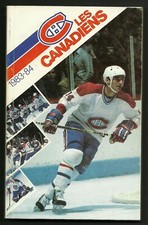 Montreal Canadiens 1983-84 Hockey Yearbook NHL Media Guide Mario Tremblay