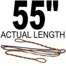 55" ACTUAL INCH LENGTH FLEMISH Recurve Bow String BOWSTRING B-50 DACRON ARCHERY