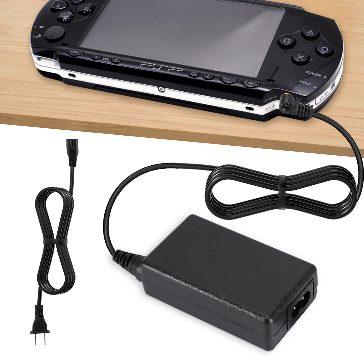 For Sony PSP PlayStation 1000 2000 3000, Cord Cable AC Adapter