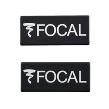 FOCAL logo badge replacement Aluminum 36mm 1.41" X16mm 0.62  