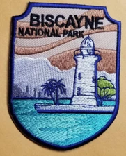 Biscayne National Park Floida Embroidered Patch approx 2.75x3.5"