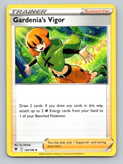 2022 Pokemon Card Astral Radiance Gardenia's Vigor 143/189