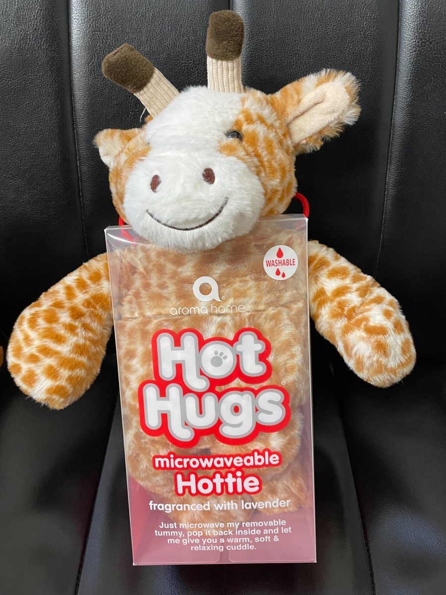 Hot Hugs Aroma Home Microwaveable Hottie Giraffe With Lavender New