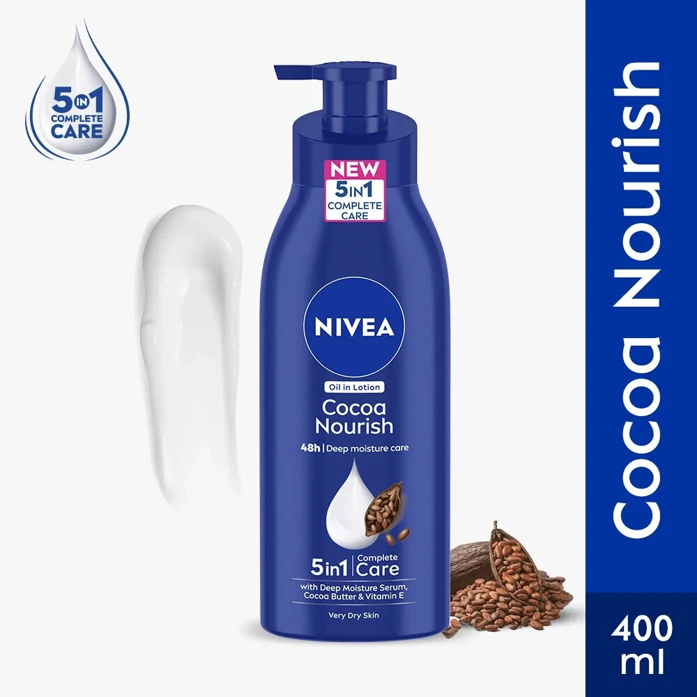 Nivea Cocoa Butter & Coconut Oil Body Lotion for Dry Skin