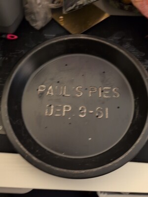 Paul's Pies Dep. 9-61  Cooking Baking Of Collectable Vintage Unique Kitchen