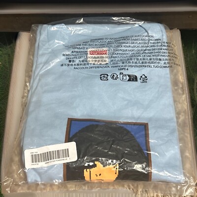  Supreme Emo Tee| Powder Blue| LARGE| FW24| WEEK 1| Emo Tee| Carolina Blue