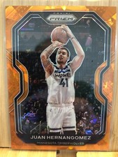 Juan Hernangomez 2020-21 Panini Prizm Cracked Ice #192 Minnesota Timberwolves
