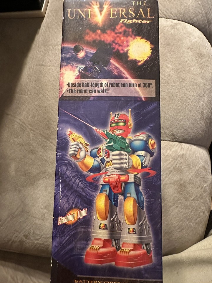Vintage Feng Yuan Future Fighters King Robot – 1990 – Neuf En Boîte