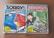 1 Rivals Edition + 1 Monopoly Board Game Rivals Edition By Hasbro Factory Sealed