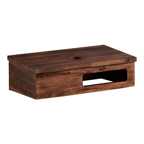 Meuble-lavabo Mural Signature Hardware Nadiya – 18 Pouces – Érable Inachevé – Neuf