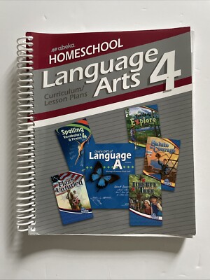 Abeka Homeschool Language Arts 4 Curriculum Lesson Plans