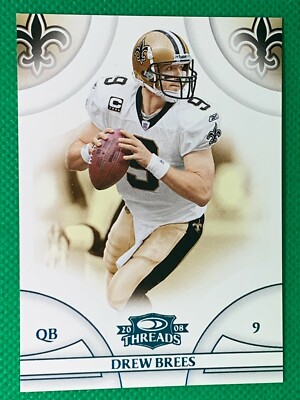 2008 Donruss Threads Retail BLUE /350 Drew Brees SP New Orleans Saints