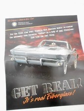 Brochure Only Franklin Mint 1963 Chevy Corvette Sting Ray Fiberglass