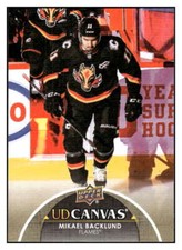 MIKAEL BACKLUND 2021-22 Upper Deck UD Canvas #C11 NHL Flames  ID:42705