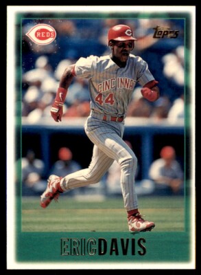 1997 Topps Baseball Card Eric Davis Cincinnati Reds #218 | eBay