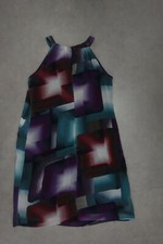 Robe Imprimée Esprit Taille 42 - Imprimé Géométrique, Sans Manches, Très Bon état